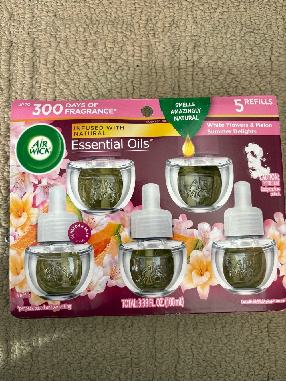Airwick White Flowers & Melon summer delights refills